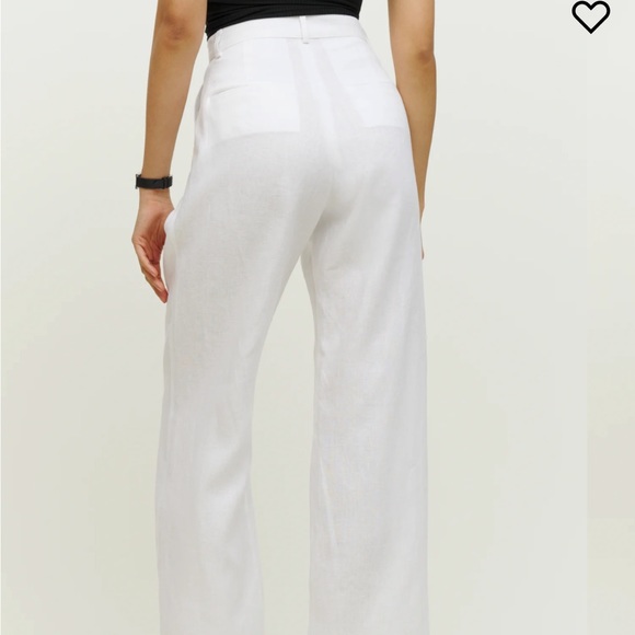 VESTA REFORMATION LINEN PANTS - Picture 5 of 11